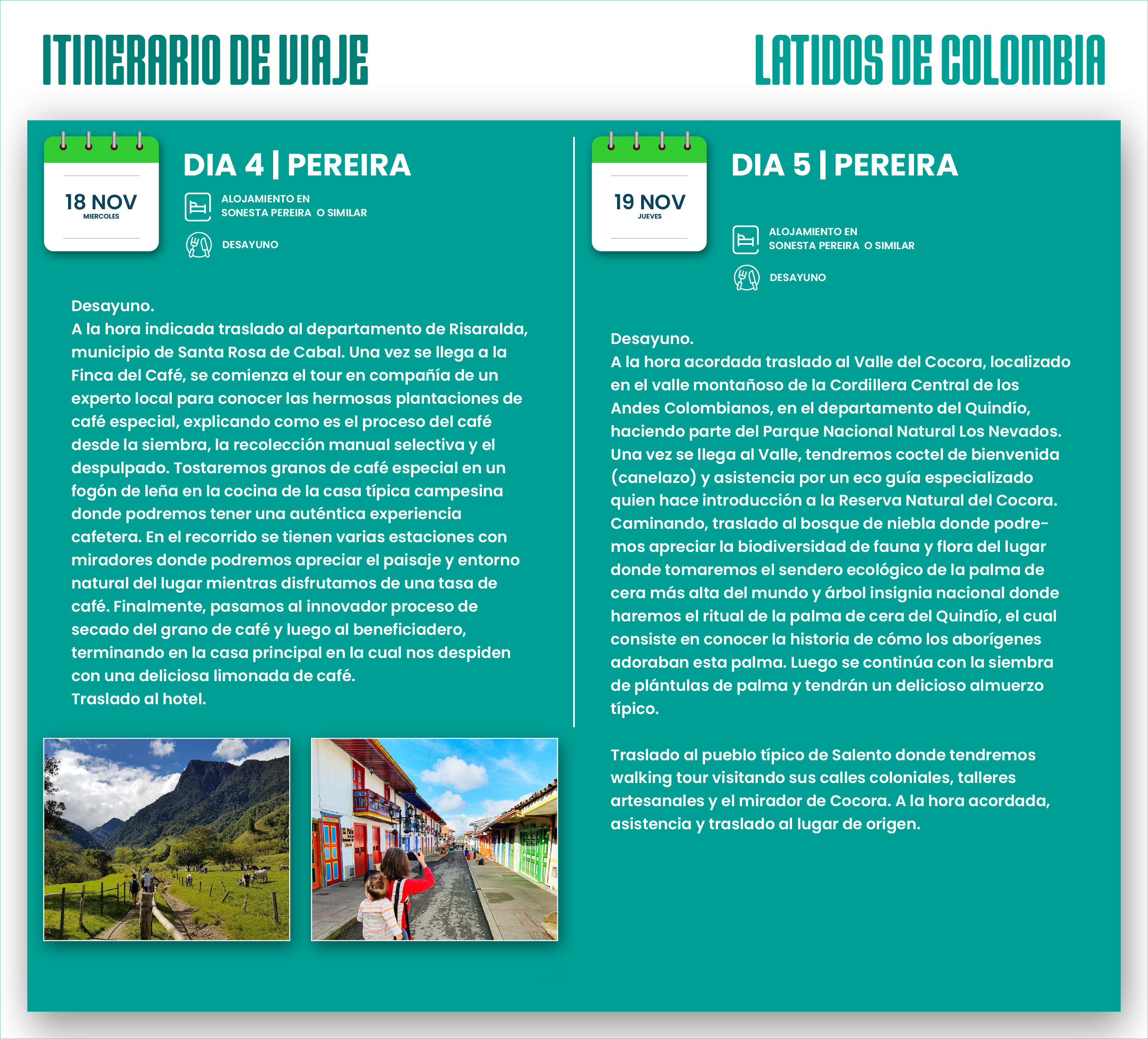 LATIDOS DE COLOMBIA 5 NOCHES